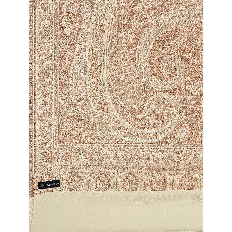 Pashmoda Women Shahnaz Antique Jamawar Shawl (Size: 101 X 203 Cm)