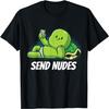 Send Nudes Turtle Turtley Naked Takes Selfie Without Shell T-Shirt