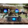 CD Player Portable Bluetooth Desktop CD Players for Home with Speakers Rechargeable Small Retro CD Player with LCD Screen Optical USB