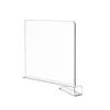 8 Pack Clear Acrylic Shelf Dividers, Wardrobe Organiser & Separator for Clothes, Towels and Bags, Tool-    Partition for Wooden Shelves (F