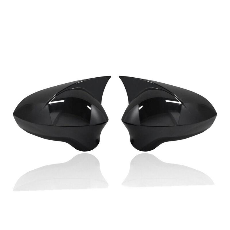 For Seat Leon MK2 2009-2012 Ibiza MK4 2008-2017 Rearview Side Mirror Cover Wing Cap Exterior Door Case Trim Carbon Fiber Sticker