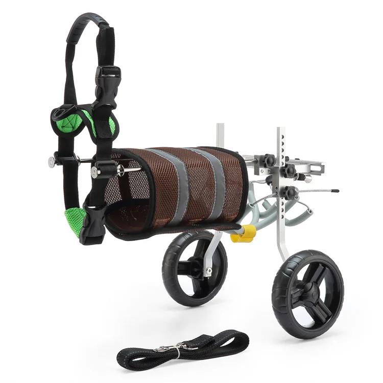 Pet rehabilitation walking assistance vehicle with inconvenient legs  feet two wheeled scooter retractable dog disabled vehicle