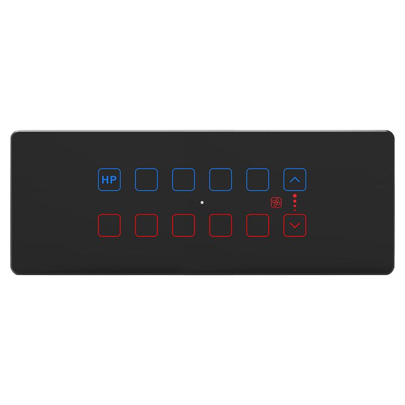 For Tuya Smart WiFi Glass Touch Panel with 4-Way Switch 10A Max. Current for Light Curtains Dimming Fan Control-Combi
