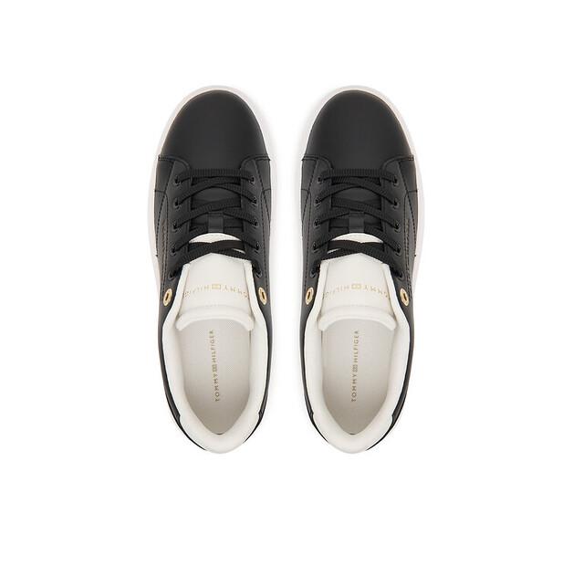 Tommy Hilfiger Th Feminine Cupsole Leather Sneakers