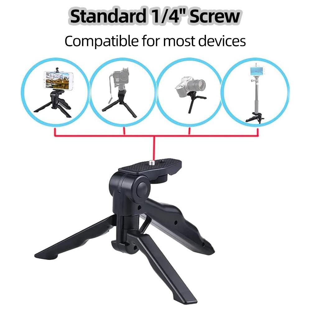Desktop Tripod Handheld Selfie Stick for GoPro Hero 13 12 11 10 9 SJCAM Insta360 X5 X4 AKASO DJI Osmo Action Camera Accessories
