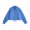 Chuyu Women's Hollow Lace Cotton Shirt