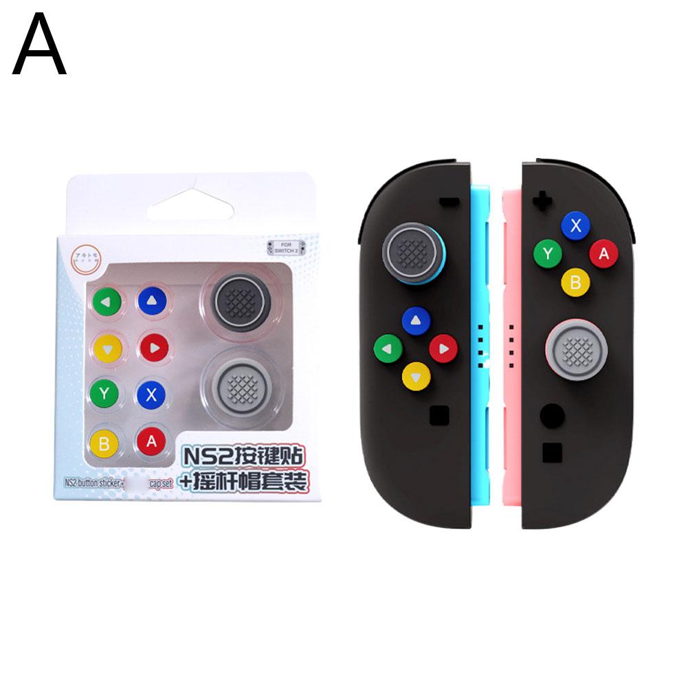 

Для Switch2 Силиконовые колпачки кнопок NS2 Направленные силиконовые стикеры цвета Joycon Стикер Джойстик U9N4 mix-1pcs