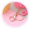Storage Bag Cartoon Decor Earphone Keys Changes Coin Storage Bucket with Wrist Strap Zipper Closure Portable Keychain Bag Decoration Pendant