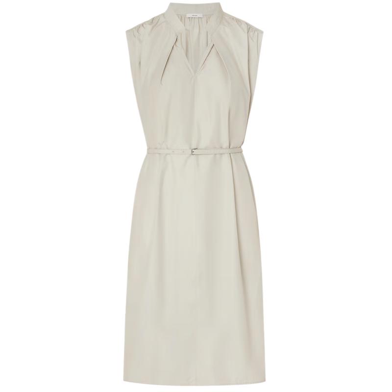 

Edition Women s Sleeveless Stand-up Collar Cotton Shirt Dress S