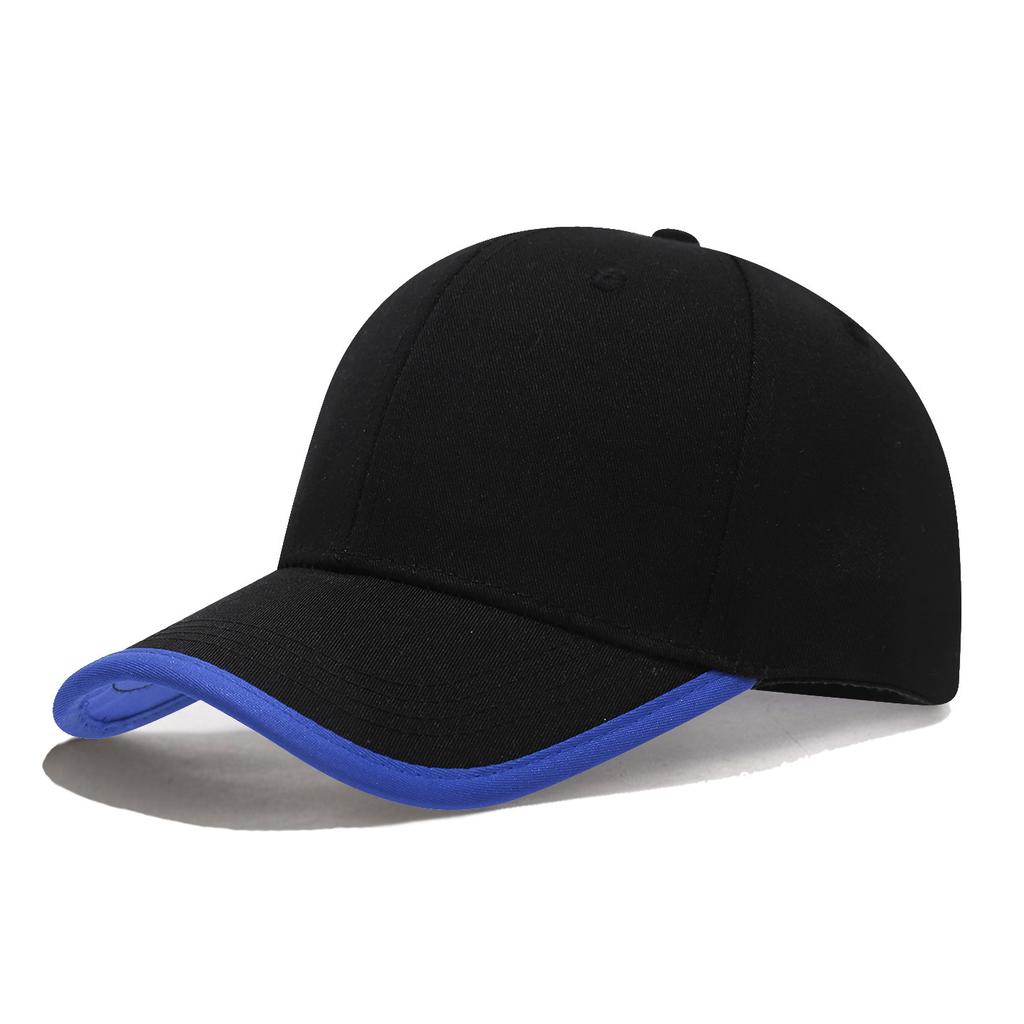 New Baseball Cap With Cotton Brim And Color Blocking Work Caps Outdoor Hats Women Men Unisex Summer