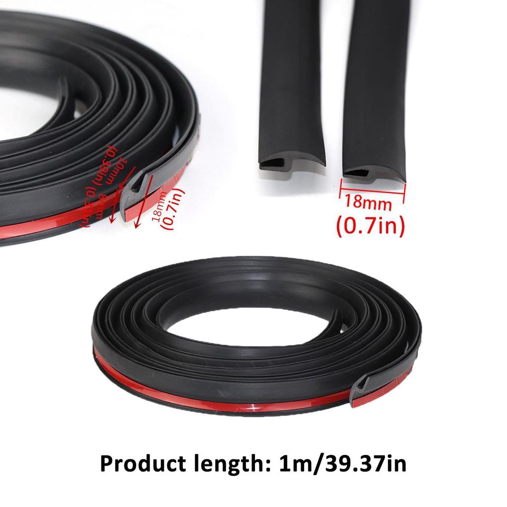 Car Seal Strip for Windshield - Front Rear Windshield H Shape Weather Strip |