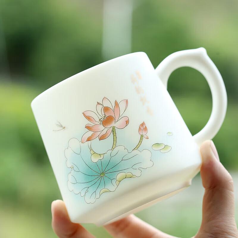 Chaxun 'A Thousand Miles' Porcelain Tiger Tea Cup Gift Set