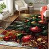 1Pc Christmas Tree Decorations Rug Office Carpet Indoor Outdoor Doormat Nonslip Soft And Comfortable Living Room Christmas Halloween Gift D91813