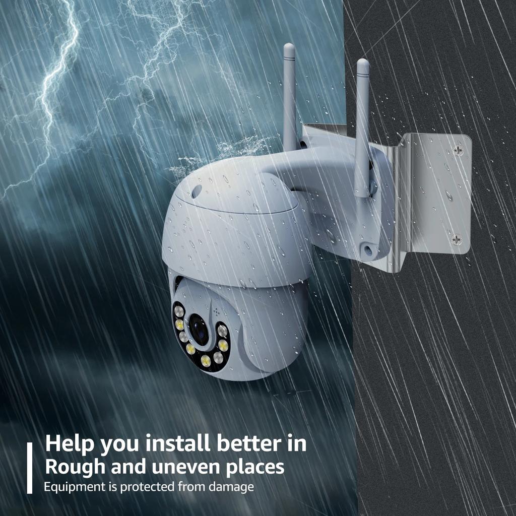 Wall Corner Mount Metal Bracket Compatible with Eufy SoloCam S340 Stainles Steel Holder Mounting Corner Bracket for PTZ Camera