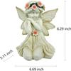 M-Modern-Solar Garden Outdoor Statues Lights,Resin Angel Figurine Light For Patio,Yard,Lawn Ornament,Unique Gifts And Yard Decor