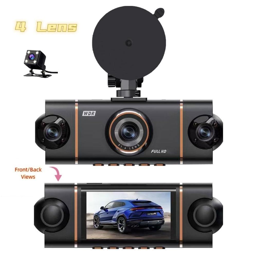 4-Channel 360 Degree Dash Cam For Cars WIFI APP Car DVR 1080P 4 Camera Lens Video Driver Recorder Rear View Camera for Vechile
