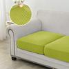 Jacquard Sofa Seat Cushion Cover Polar Fleece Sofa Cover Stretch Washable Removable L Shape Corner Sofa Slipcover For Home Decor