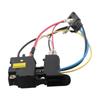 18V Cordless Hammer Drill Trigger Switch 6506549 Compatible with Makita BHR162 BHR202 DHR202 Replacement Part 638882-6 Black