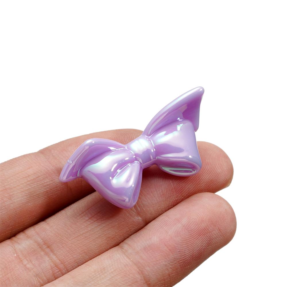 10Pcs/Lot 18*39.5mm Acrylic Bow Tie Shape Loose Spacer Beads for DIY Jewelry Making Bracelet Earrings Necklace Accessories