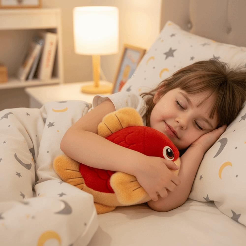 Plush Material Carp Fish Doll Cartoon Captured In Reality Koi Plush Toy Lucky Red Koi  For Kids