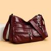PU Multi-compartment Shoulder Bag Multi-pocket Women's Crossbody Bag Mother Bag
