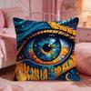 ArtCreative Art EyesS Cushion Cover Premium Comfort Reversible Pillow Cove Two in One Design for Any Room  Car Interior