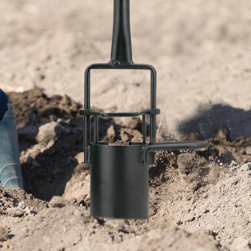 Bulb Planter Tool bulb planting transplanting seedling spade Long Handle Garden Transplanter Portable Precision Soil Digger