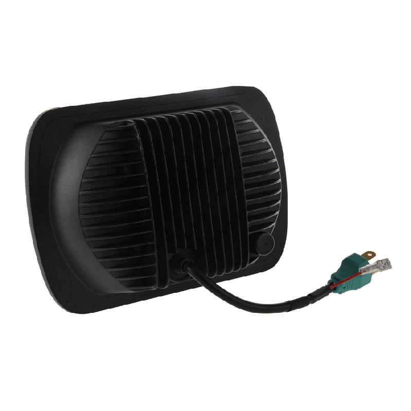 85W 7X6" 5X7" Led Jeep Silver Headlights Truck Headlamp Semi-Enclosed Lights