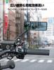KEMIMOTO Motorcycle Left and Right Universal Easy Adjustable KM3112 Mirrors, 10mm, Set, Off-Road Mirrors, Square, Installation, Angle, Black,