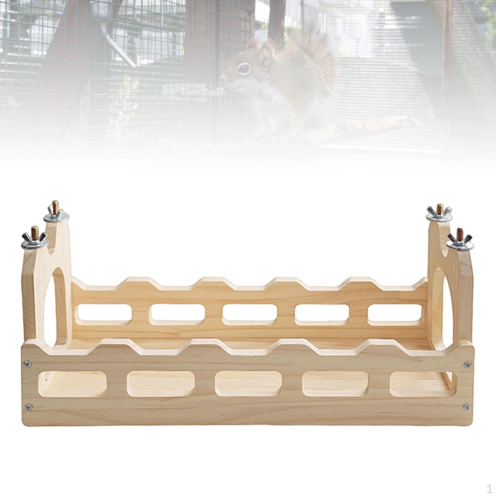 

Guinea Pig Bridge Chinchilla Toys Wood Easy to Install Corridor Bunny Tunnel for Mice Hamster C