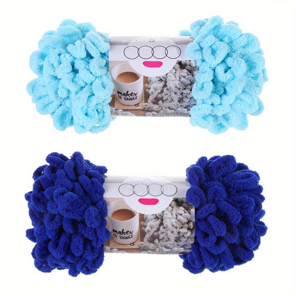 

2 шт. товстої масивної пряжі ручного плетення для власноручного виготовлення шарфів, подушок і декоративних подушок 2pcs