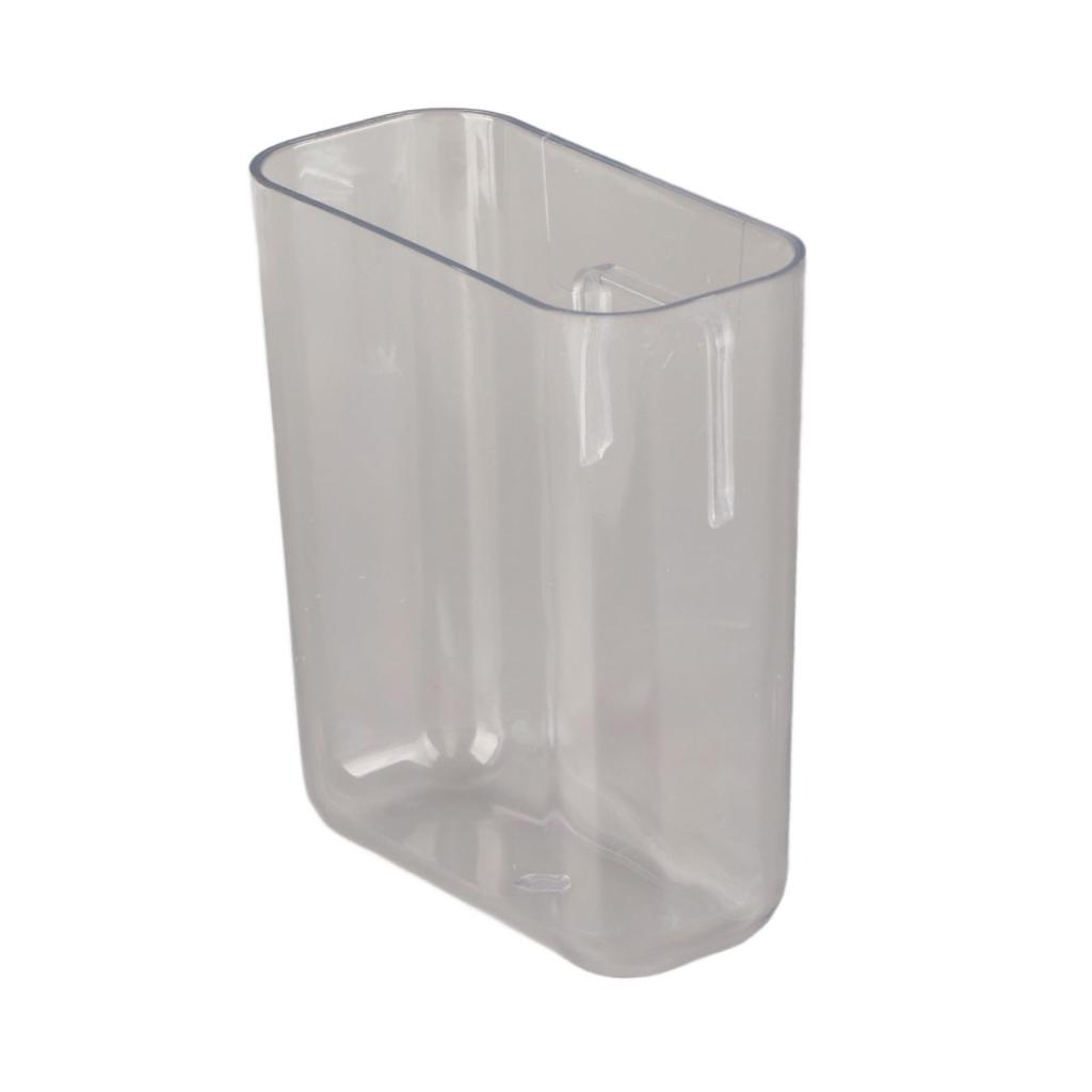 Adhesive Storage Bin Transparent Plastic Wall Mounted Floating Storage Holder Desk Organizer for
