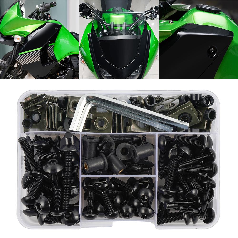 190ks Sada šroubů karoserie motocyklu Šrouby kapotáže pro Honda CBR600RR CBR1000F CBR 600 900 929 954 1000 RR CBR600 F F2 F3 F4 F4i