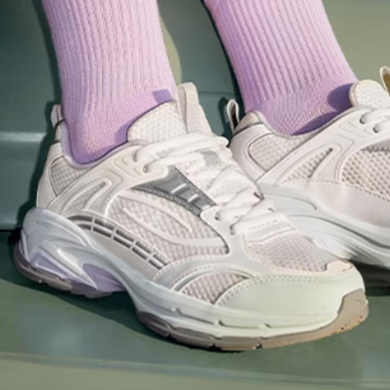 Anta Millennium Ice River Comfortable Non-Slip Low-Top Casual Shoes Women Shoes White Gray 922428813-2