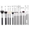 15-teiliges Make-up-Pinselset: Weiche Pinsel mit Puder- und Lidschattenpinseln für die Schönheit.