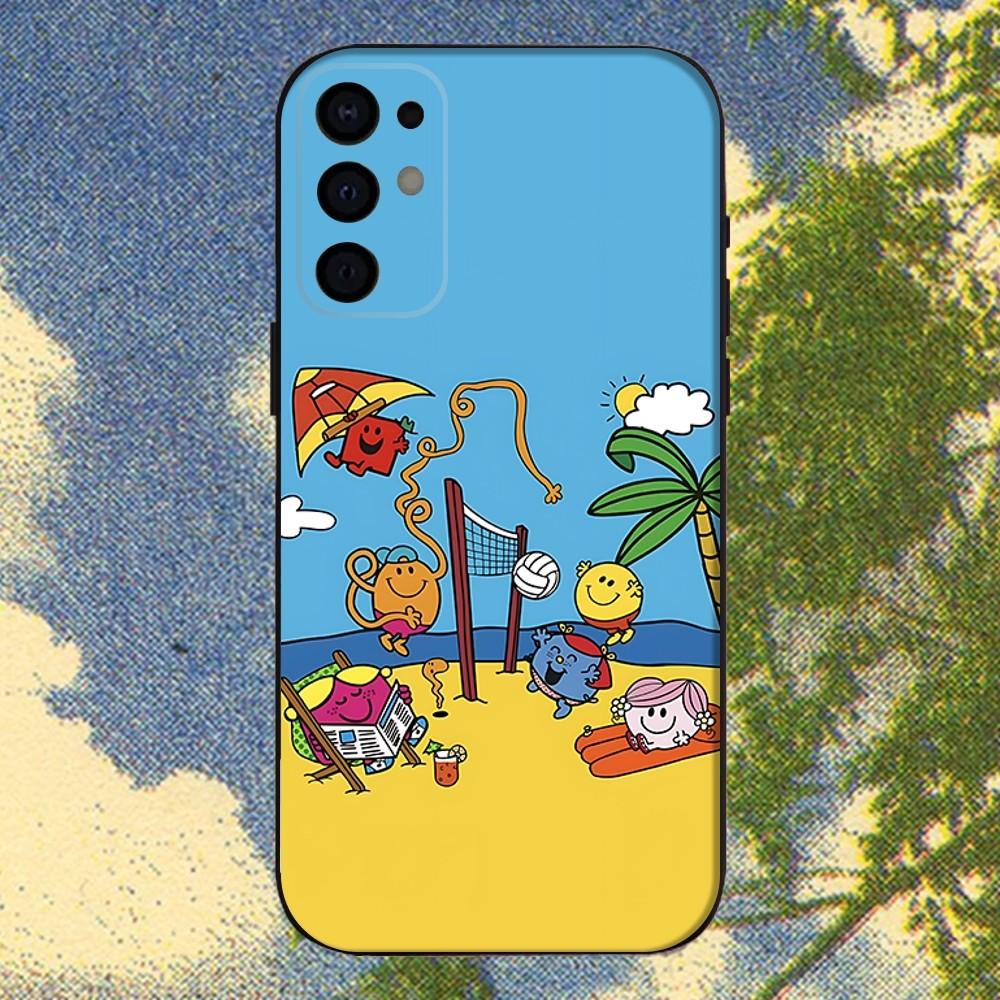 Mr Men L-little Miss Phone Case For Samsung S25,S24,S21,S22,S23,S30,Ultra,S20,Plus,Fe,Lite,Note,10,9,5G Black Cover