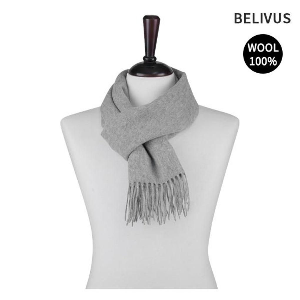 

Believers Men s Muffler BDRM033 Men s Plain Soft Wool Knit Scarf