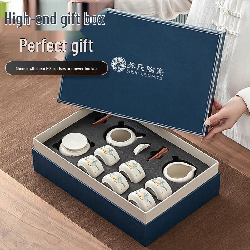 Su s Ceramic Ash Kung Fu Teapot Set