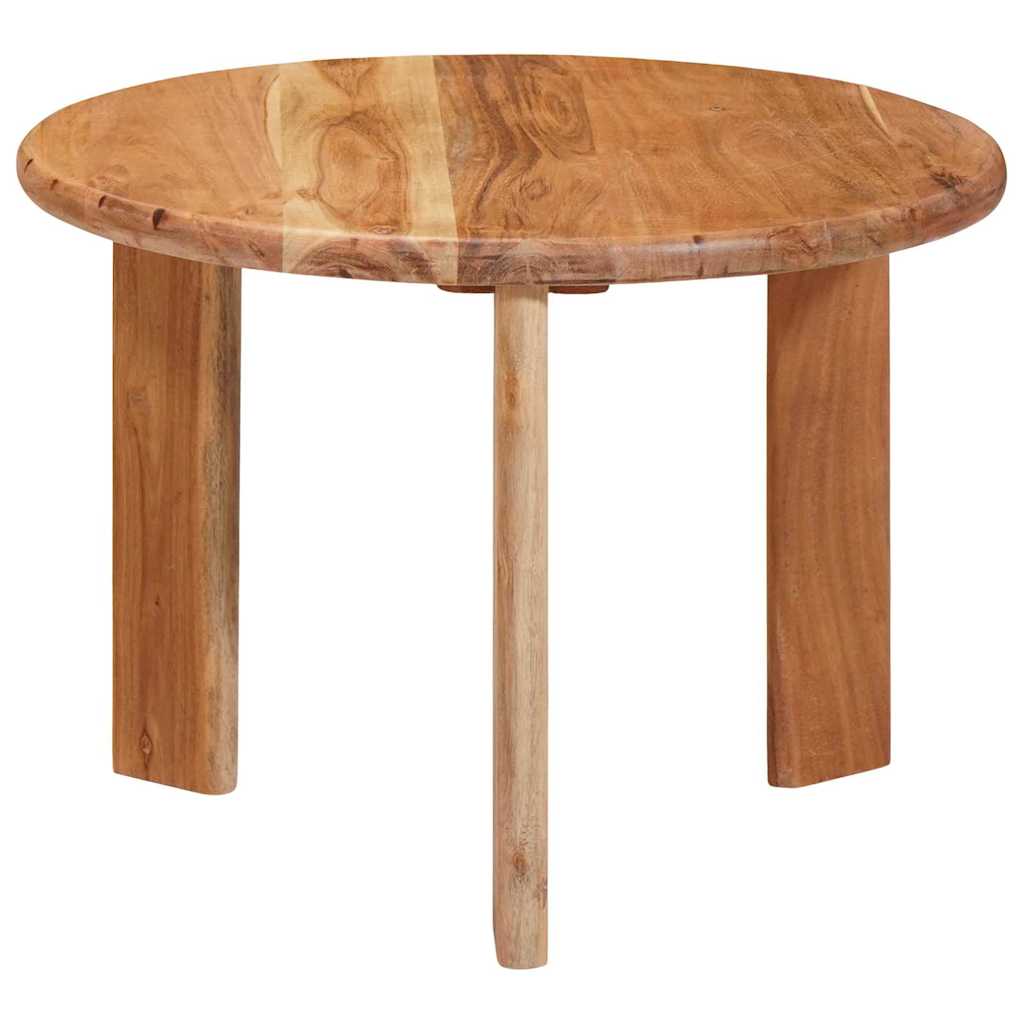 Nesting Coffee Tables Set 2 Pcs Brown Solid Acacia Wood