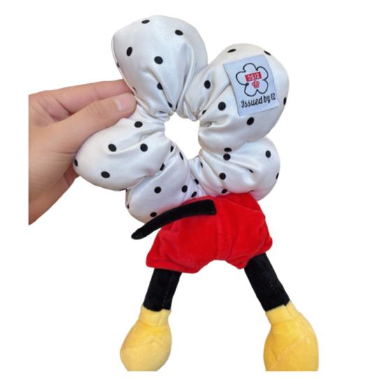

Hair Tie with Sufficient Elasticity Dot Print Lace Splicing Hair Flower Butt Design Hair Tope Buns Ponytails Half-Tied Hair Scrunchie A
