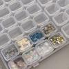 28/56/112 Slots Removable Plastic Storage Box Case For Jewelry Nail Diamond Embroidery Craft Bead Pill Holder Storage Tool