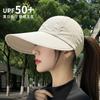 Women's Sun Protection Baseball Cap with Enlarged Brim, Summer Open-top Ponytail Sun Hat, Other