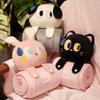 Sleep Cloak Cartoon Doll Nap Blanket Animal Doll Pillow PP Cotton Air Conditioning Blanket Puppy Cat Rabbit Cozy Swaddlings