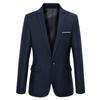 European Size Men's Slim Fit Blazer - Thickened Casual Suit, Korean Style