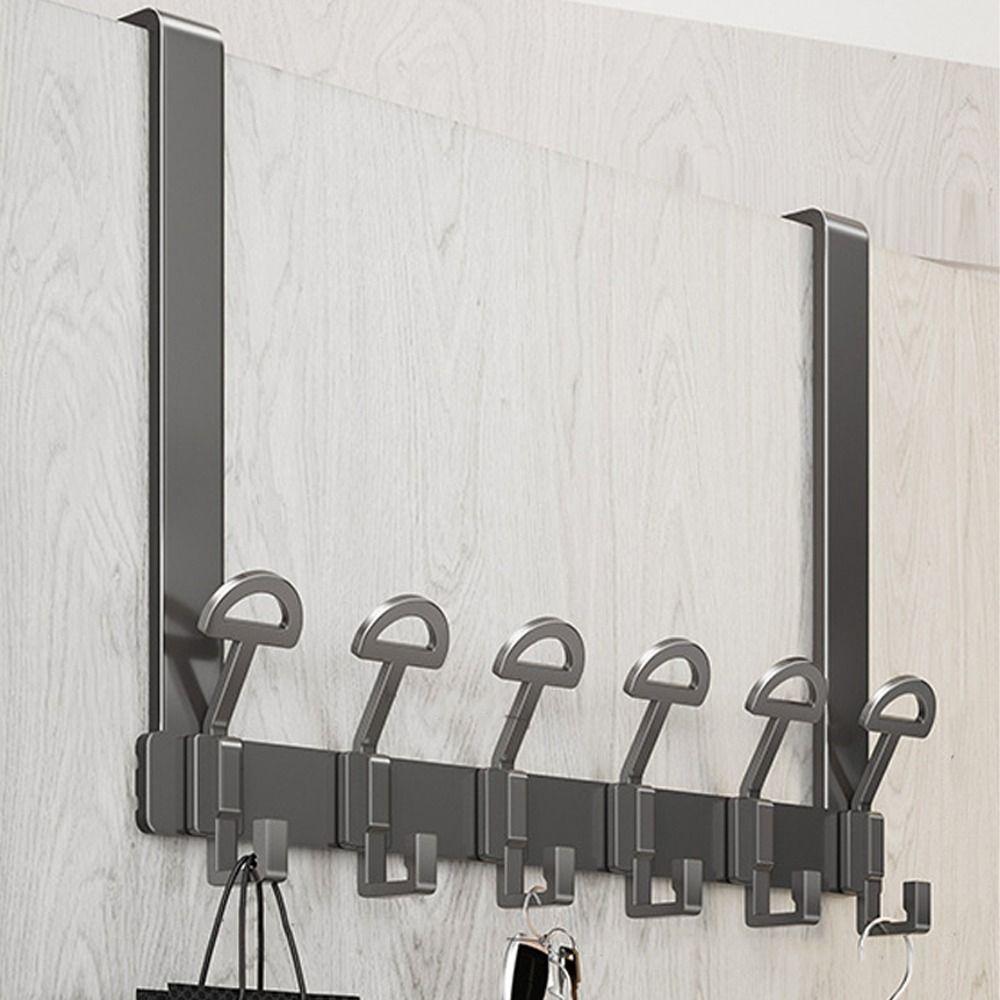 Quick Installation Wall-Mounted Coat Racks 6/7 Hooks Storage Hooks Home Storage