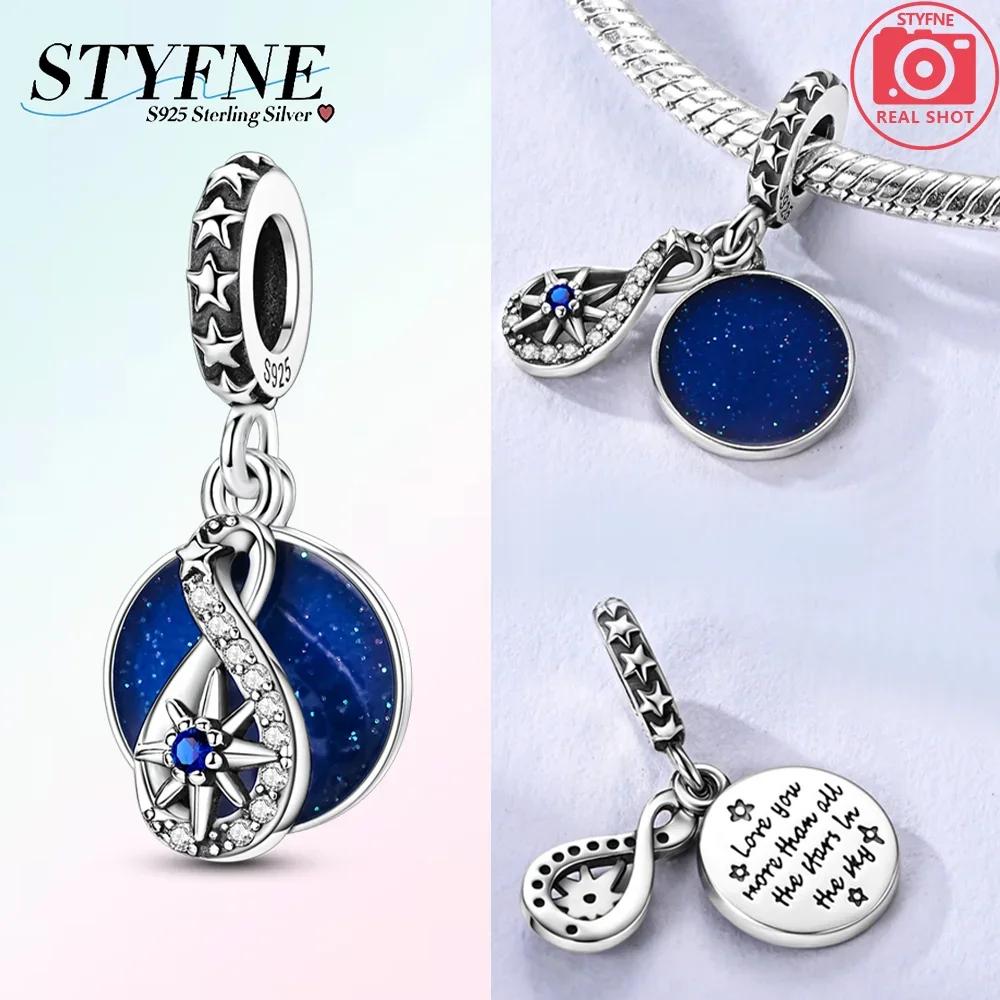 Original Charms Copper Mysterious Starry Sky Turtle Crab Conch Pendant Fit Bracelet Diy Women Jewelry Gift Making