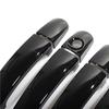 For Ford Escape Kuga 2009 2010 2011 2012 2013 2014 2015 2016 Glossy Black Chrome Car Door Handle Cover Trim Sticker