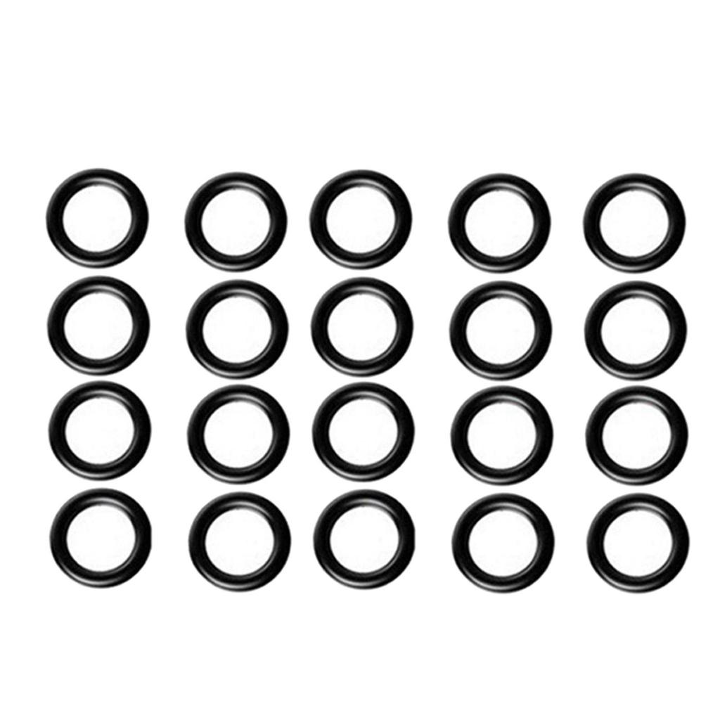 20Pcs Power Pressure Washer O Rings for 1/4" Quick Coupler Direct Replace M22 Quick Connect Rubber O Rings Black Accessory