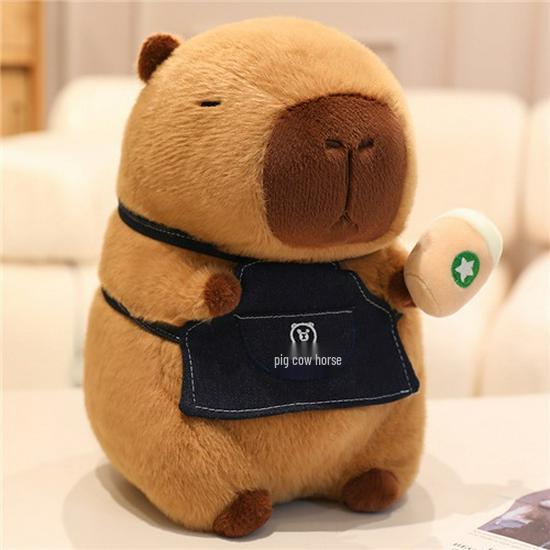 Capybara Milk Plush Doll - Children's Pillow & Birthday Gift