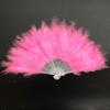 Folding Feather Fan Handheld Fairy Fan Children Adult Costume Wedding